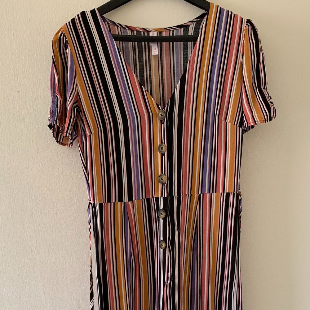 Striped Jumpsuit